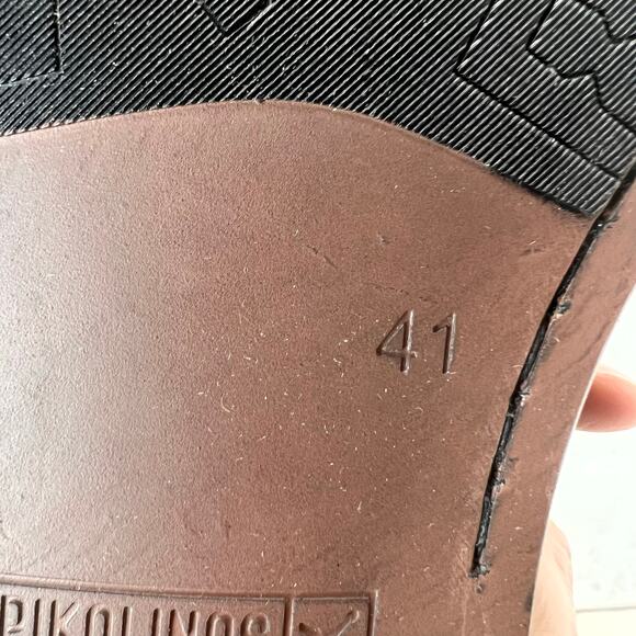 Pikolinos Bristol Oxford Leather Lace-Up Shoes Classic Black Men's 8/EU 41 - Picture 9 of 10